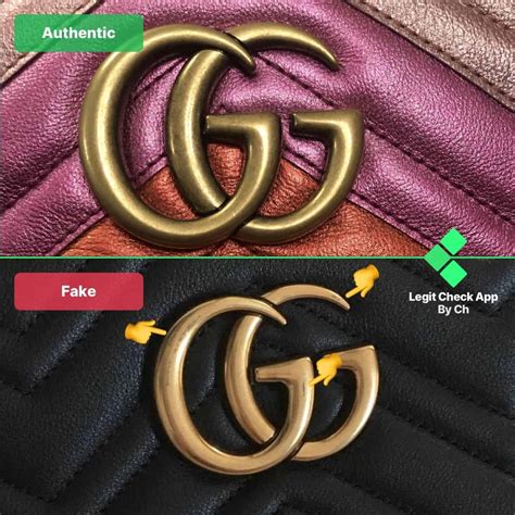 gucci original logo vs fake|how to tell authentic Gucci.